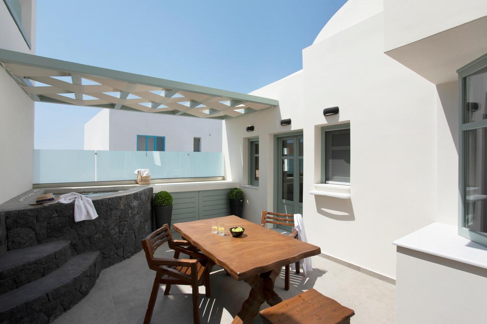 New Villa Katerina - 6 Villas & 6 Private Jacuzzi Emporio  Eksteriør bilde